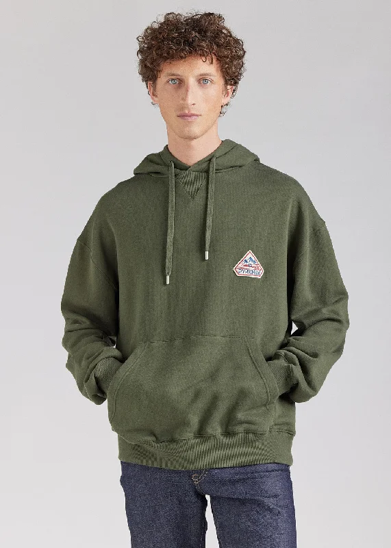 Men's Hoodies for SnowshoeingSweat à capuche unisexe en coton bio Pyrenex Journey Deep Khaki Men's Hoodies for SnowshoeingSweat à capuche unisexe en coton bio Pyrenex Journey Deep Khaki