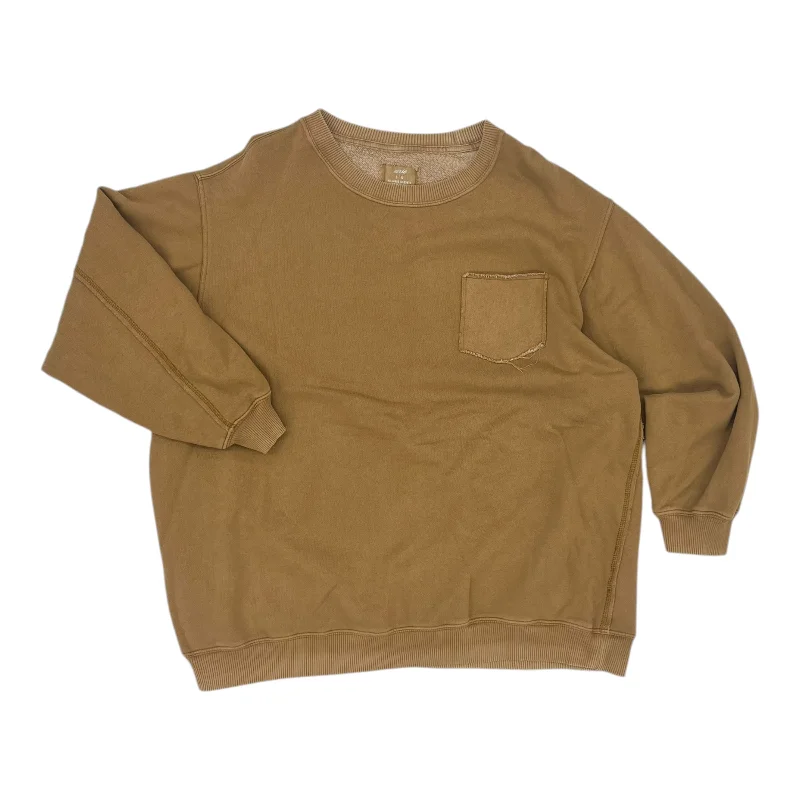 Men's Hoodies with Secret CompartmentsSweatshirt Crewneck By Aerie In Tan, Size:L