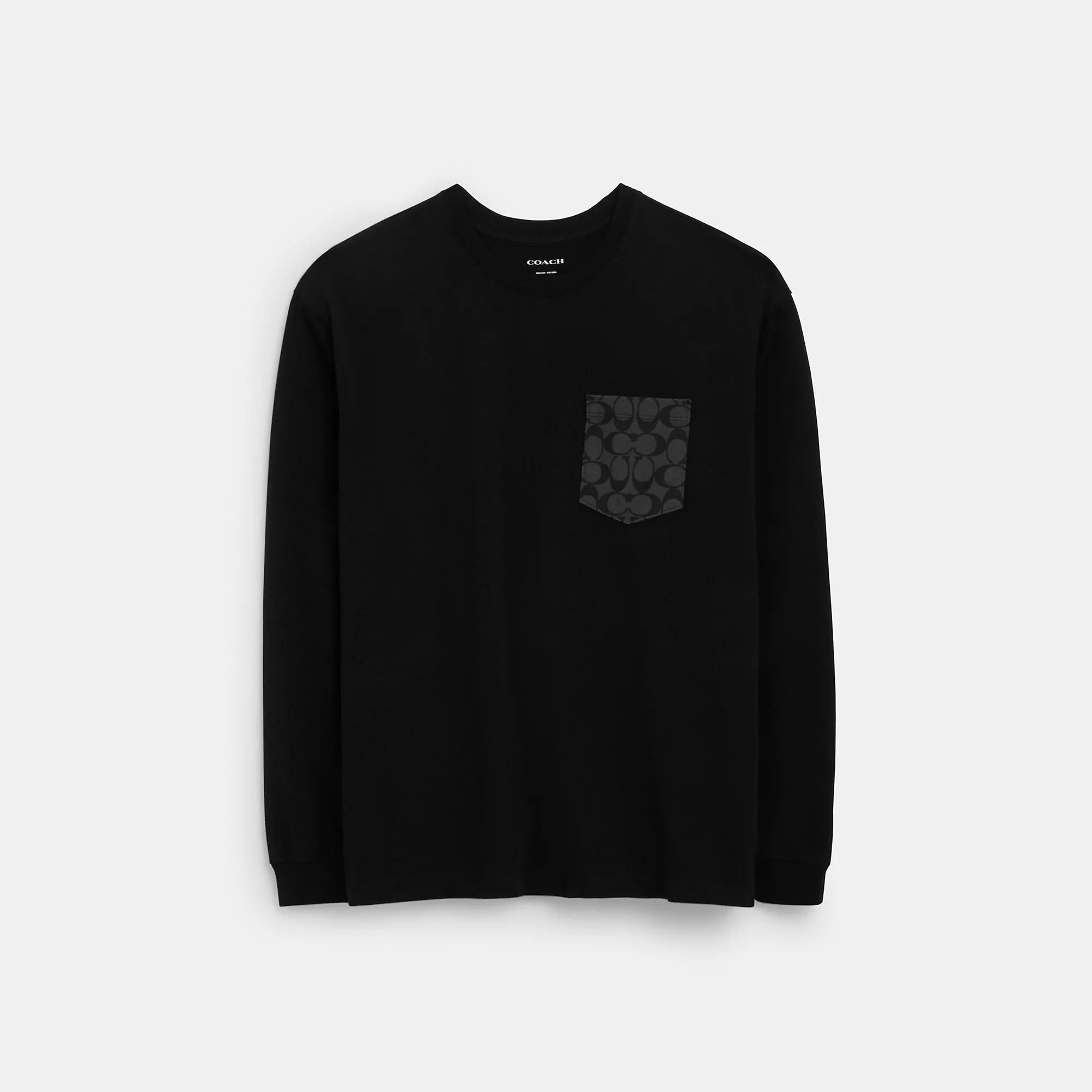 Men's Long-Sleeve Shirts for Year-Round WearCoach Outlet Signature Long Sleeve T Shirt In Organic Cotton Men's Long-Sleeve Shirts for Year-Round WearCoach Outlet Signature Long Sleeve T Shirt In Organic Cotton