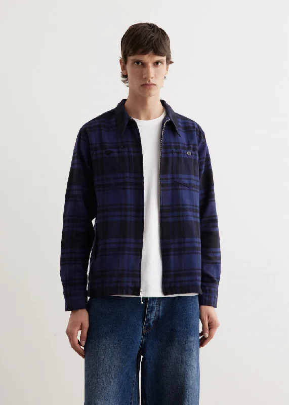 Men's Pocket T-Shirts for Added FunctionalityHeavyweight Zip-Up Flannel