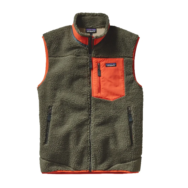 Men's Coats with Patchwork DesignsMen's Classic Retro-X® Vest