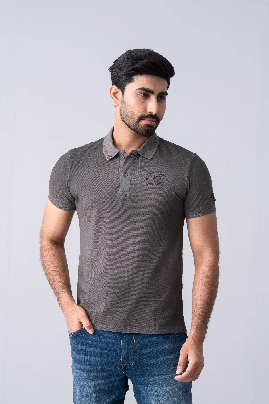 Men's Shirts with Tab CollarsRegular Fit Washed Polo Shirt