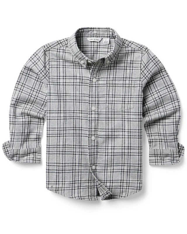 Versatile Men's Short-Sleeve ShirtsJanie and Jack Tartan Flannel Shirt