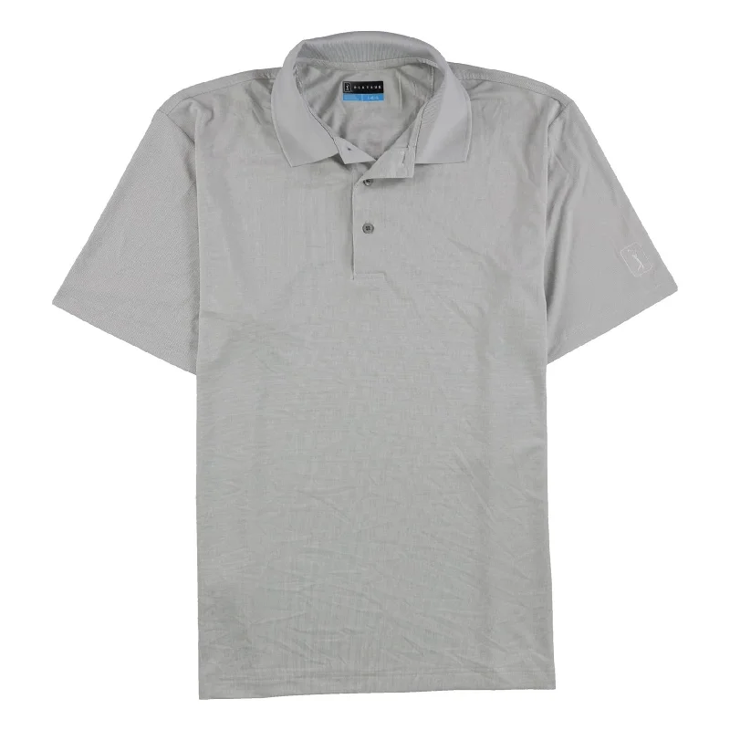 Men's Shirts with Short PlacketsPga Tour Mens Birdseye Rugby Polo Shirt