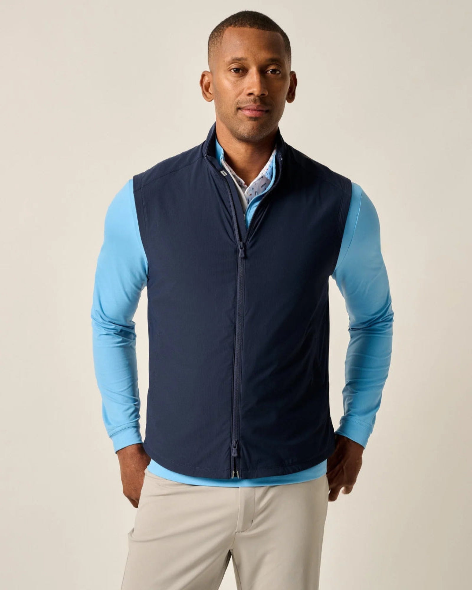 Durable Men's Car CoatsJohnnie-O Zimmer Vest - Navy