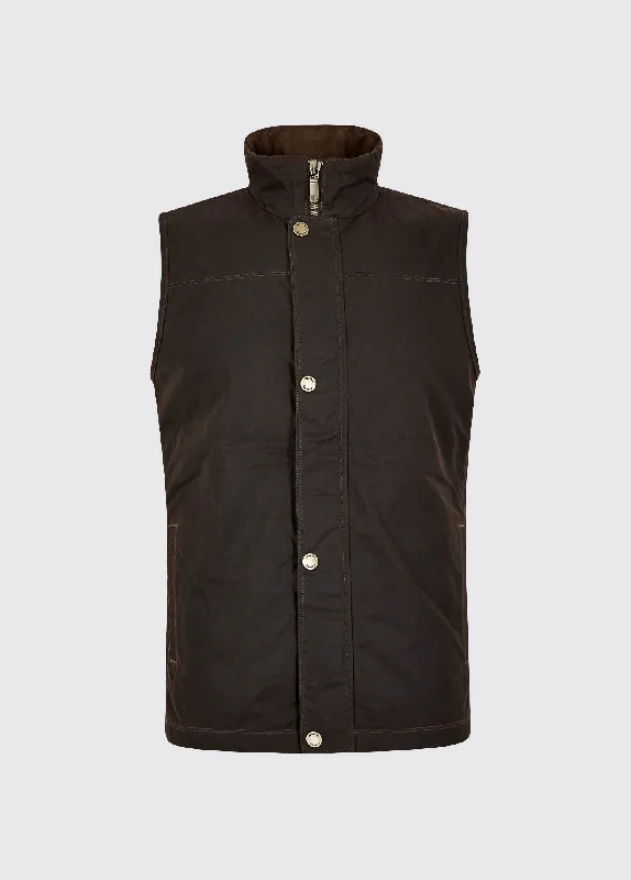 Men's Coats with Velcro ClosuresMayfly Wax Gilet - Java