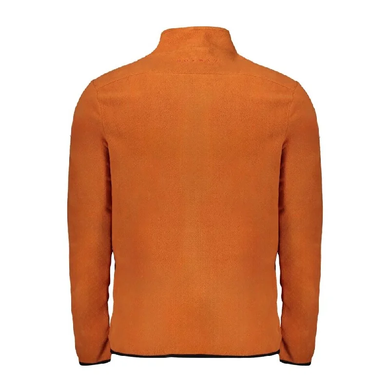 Men's Sweaters with Short SleevesNorway 1963 Brown Polyester Men Men's Sweater