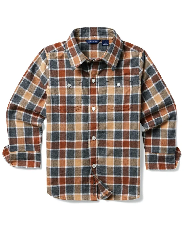 Men's Timeless Dress Shirts for Enduring StyleJanie and Jack Tartan Flannel Shirt