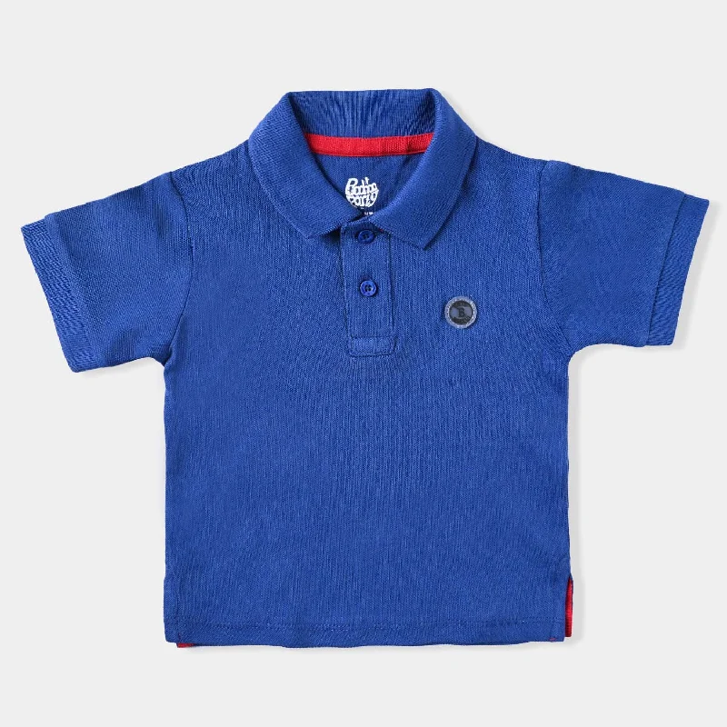 Men's Shirts with Full PlacketsInfant Boys Cotton PK Polo T-shirt Basic-True Navy