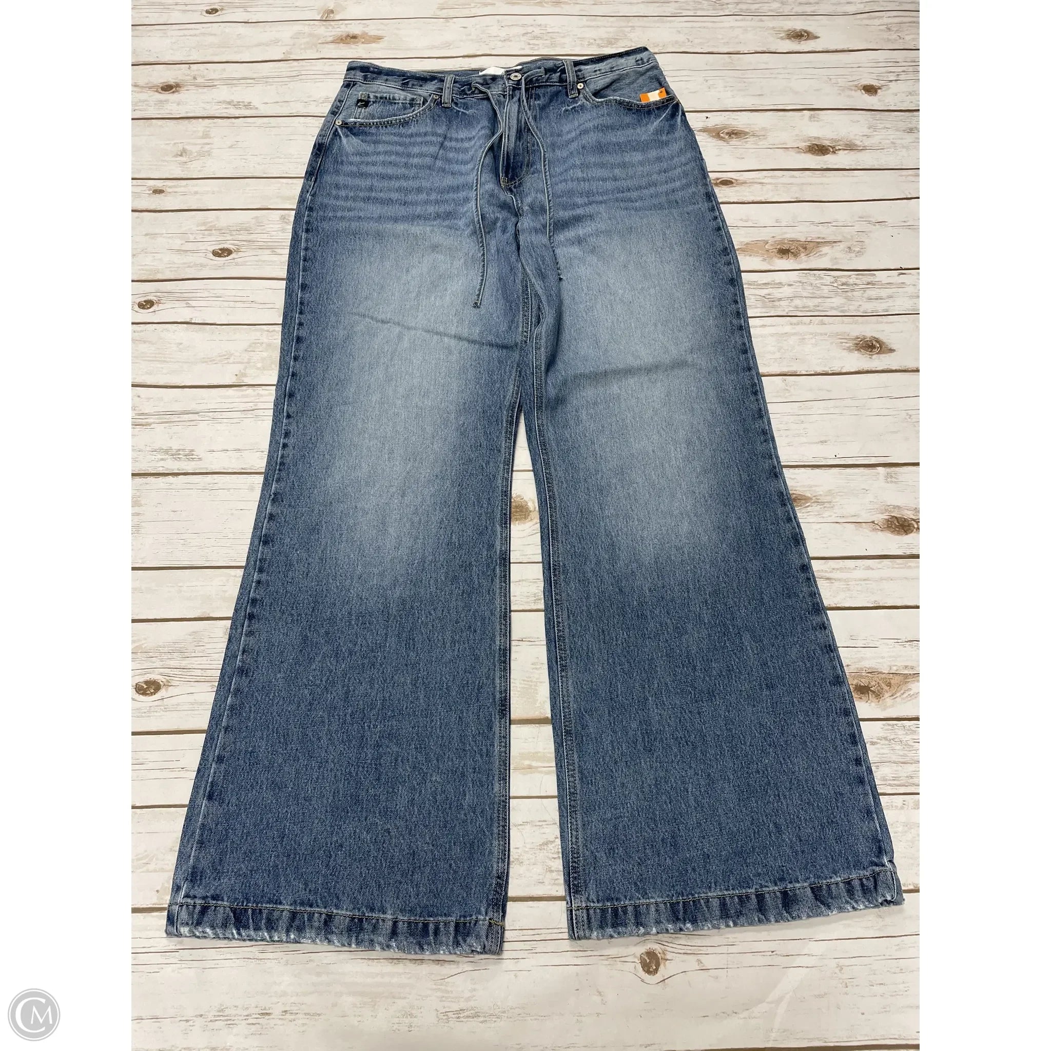 Latest Men's Jeans TrendsJeans Wide Leg By Kancan In Blue Denim, Size: 14