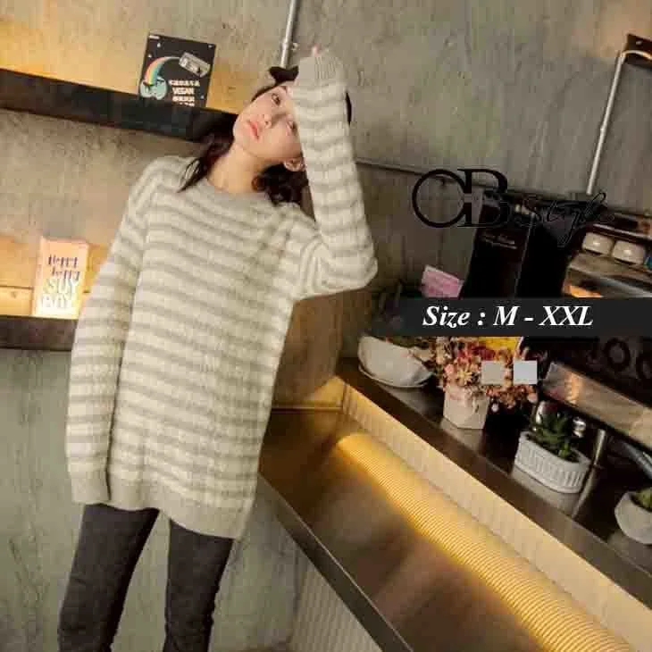 Fashionable Men's Crew-Neck SweatersKNITTING LONG SLEEVE TOP