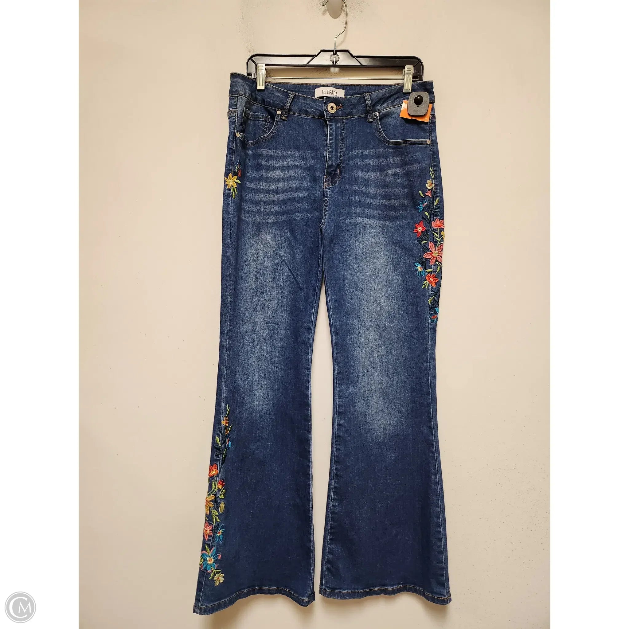 Baggy Cargo Men's JeansJeans Flared By Clothes Mentor In Blue Denim, Size: 10
