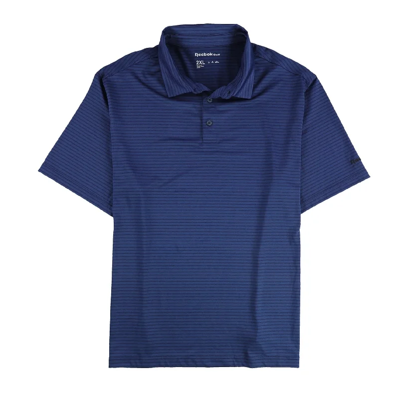 Men's Casual Shirts for Everyday WearReebok Mens Striped Golf Rugby Polo Shirt, Blue, XX-Large Men's Casual Shirts for Everyday WearReebok Mens Striped Golf Rugby Polo Shirt, Blue, XX-Large