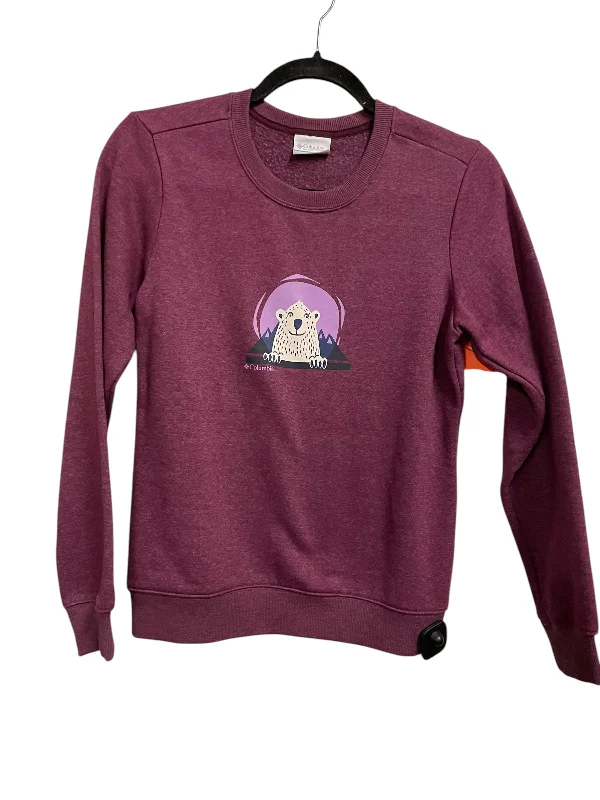 Men's Hoodies with Screen-Printed GraphicsAthletic Sweatshirt Crewneck By Columbia In Mauve, Size: Xs Men's Hoodies with Screen-Printed GraphicsAthletic Sweatshirt Crewneck By Columbia In Mauve, Size: Xs