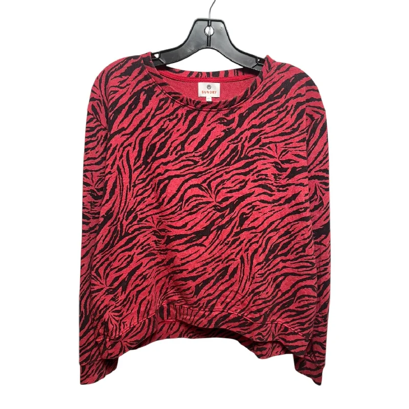 Men's Hoodies for Skinny MenTiger Sweatshirt Collar By Sundry In Animal Print, Size: S Men's Hoodies for Skinny MenTiger Sweatshirt Collar By Sundry In Animal Print, Size: S