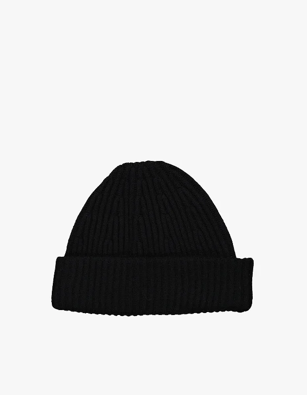 Embroidered Bucket HatsRib Hat 6209 - Black 999