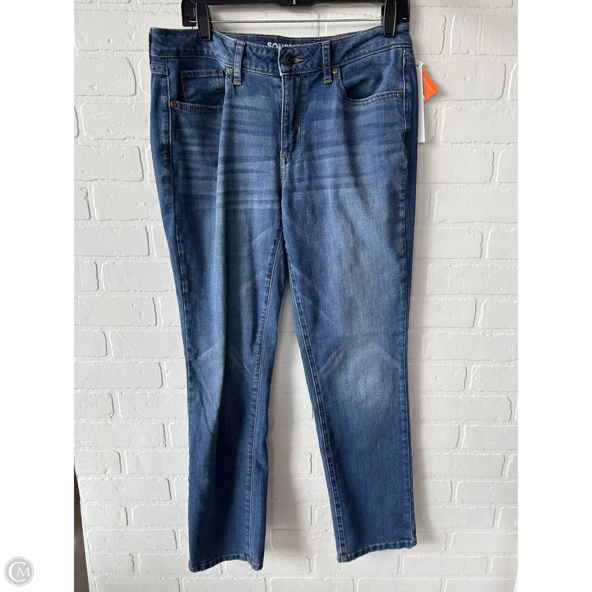 High-Waisted Men's JeansJeans Straight By Sonoma In Blue Denim, Size: 10l