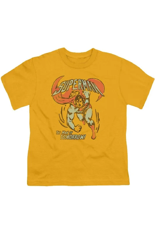 Men's Shirts with Custom MonogramsDC Comics Tomorrow Man Short Sleeve Youth Tee / T-Shirt Men's Shirts with Custom MonogramsDC Comics Tomorrow Man Short Sleeve Youth Tee / T-Shirt