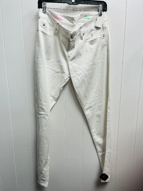 Vintage Men's JeansJeans Designer By Lilly Pulitzer In White, Size: 12