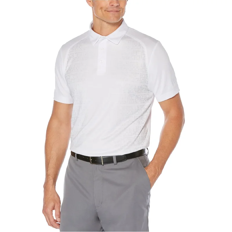 Men's Shirts with Patch PocketsPga Tour Mens Performance Rugby Polo Shirt