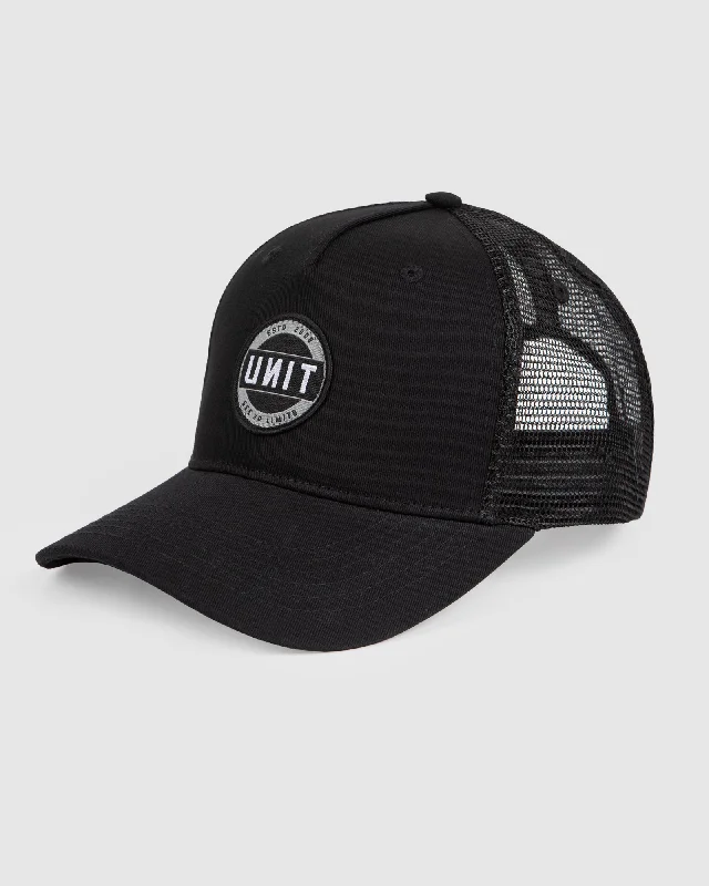 Casual Fedora Hats for MenUNIT Mens Patch Headwear - Trucker Cap