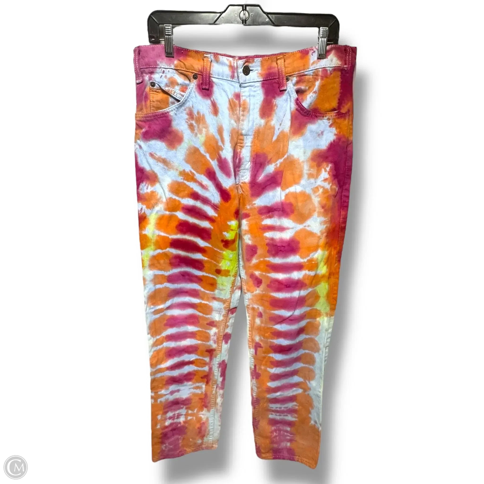 Sustainable Eco-Friendly Men's JeansJeans Boyfriend By Levis In Tie Dye Print, Size: 18 Sustainable Eco-Friendly Men's JeansJeans Boyfriend By Levis In Tie Dye Print, Size: 18