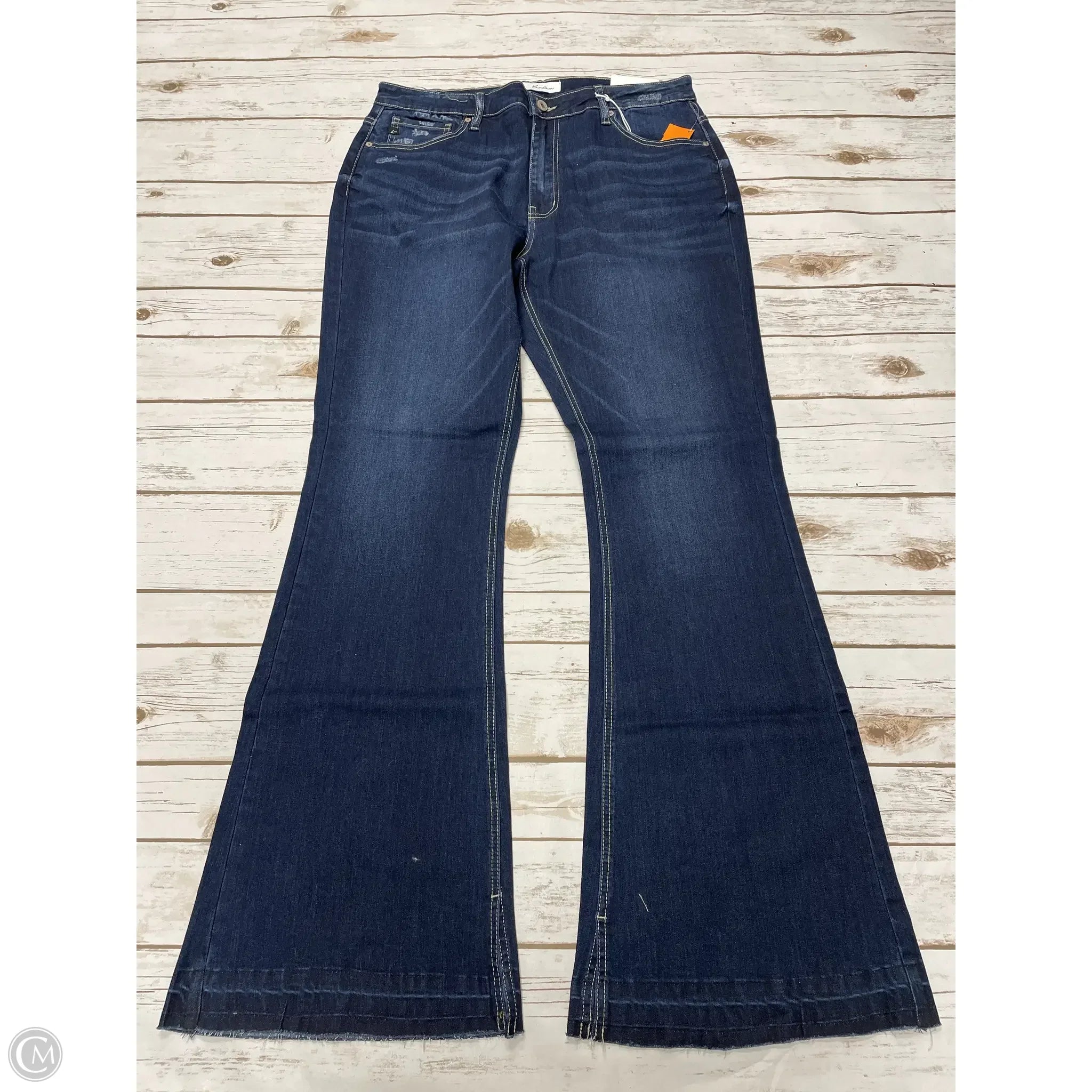 Baggy Men's JeansJeans Flared By Kancan In Blue Denim, Size: Xl