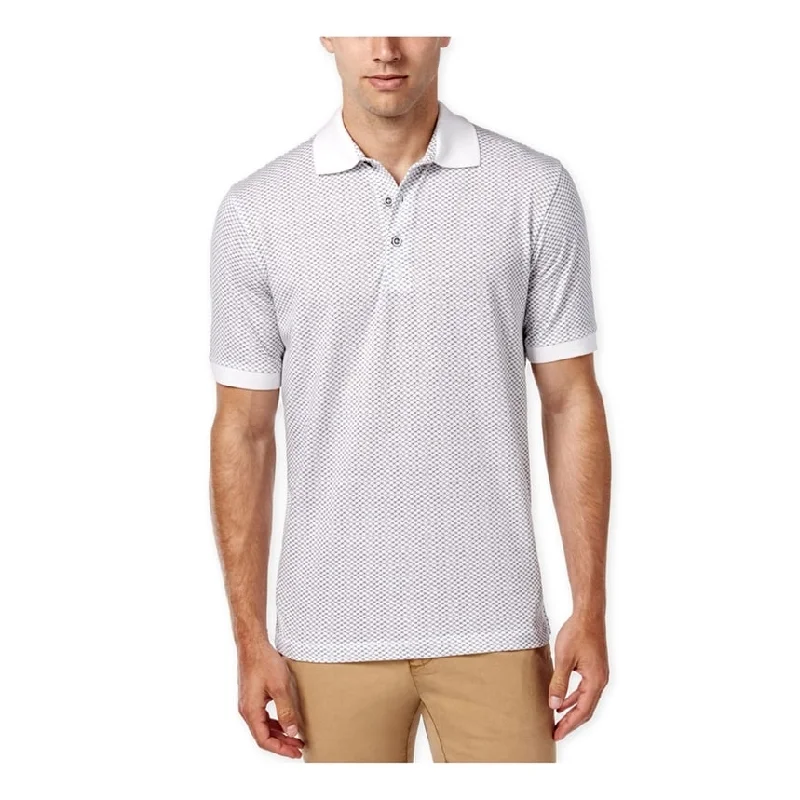 Men's Shirts with Zippered PocketsWeatherproof Mens Vintage Geo-Print Rugby Polo Shirt Men's Shirts with Zippered PocketsWeatherproof Mens Vintage Geo-Print Rugby Polo Shirt