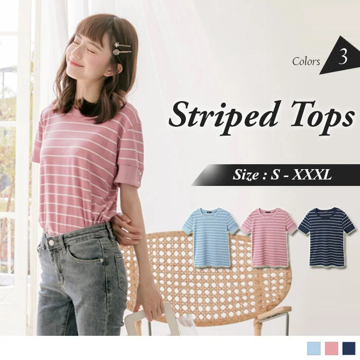 Patterned Men's Fair Isle SweatersSHORT SLEEVE STRIPED KNITS TOPS