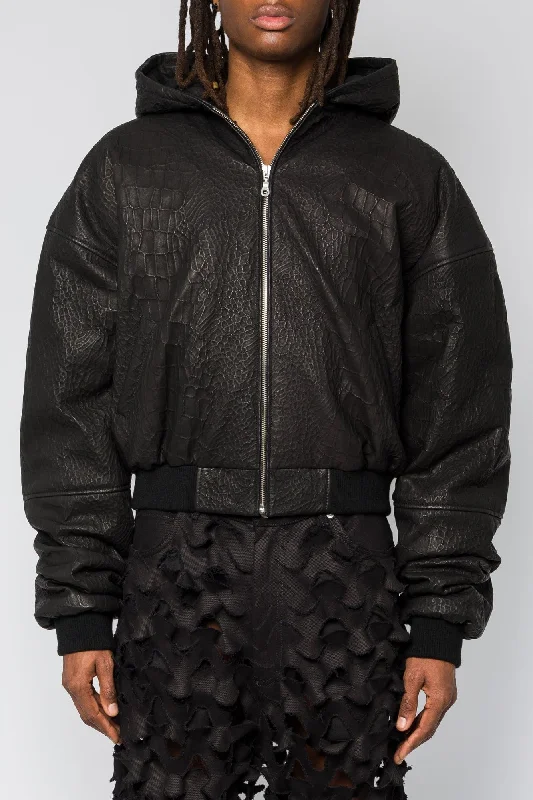 Men's Coats with Magnetic ClosuresLu'u Dan Hooded Outlaw Jacket