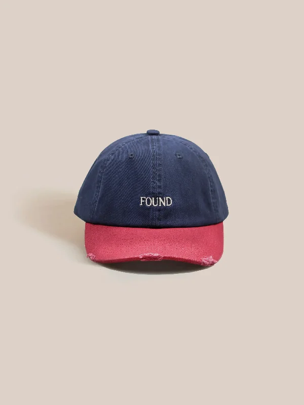 Wide-Brimmed Sun HatsTwo-Tone Logo Cap