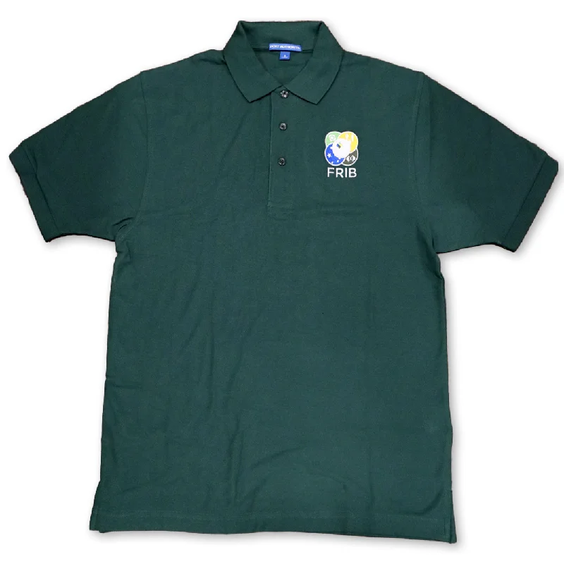 Men's Shirts with Asymmetrical HemlinesFRIB Logo Polo Shirt - Green