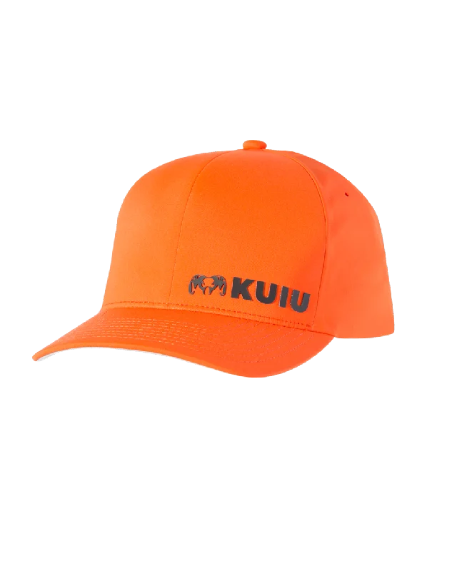 Novelty Trucker HatsFlexfit Delta Cap | Blaze Orange