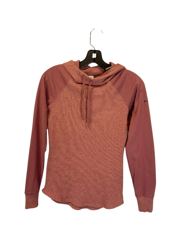Men's Hoodies for Mild WeatherSweatshirt Hoodie By Columbia In Pink, Size: S