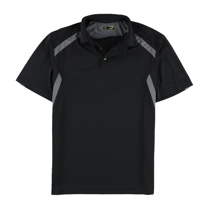Men's Shirts for Beach OutingsPGA Tour Mens Motionflux Rugby Polo Shirt, Black, Medium Men's Shirts for Beach OutingsPGA Tour Mens Motionflux Rugby Polo Shirt, Black, Medium