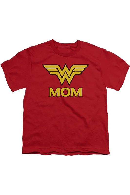 Comfortable Men's Polo ShirtsDco Wonder Woman Mom Short Sleeve Youth Tee / T-Shirt