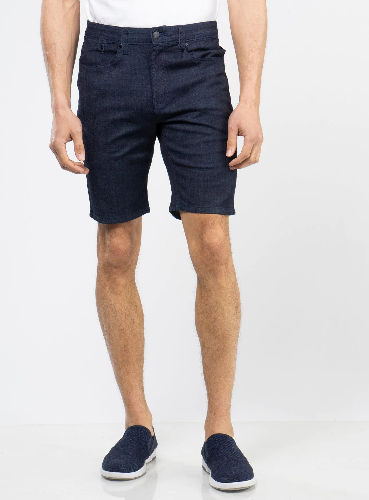 Work-Ready Men's Cargo and Utility ShortsLois - NAVY STRETCH 'DENNIS' BERMUDA 1811-7802-33