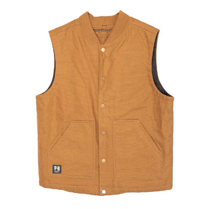 Men's Coats Made in the USAThe Burton Vest 2.0 - Saddle