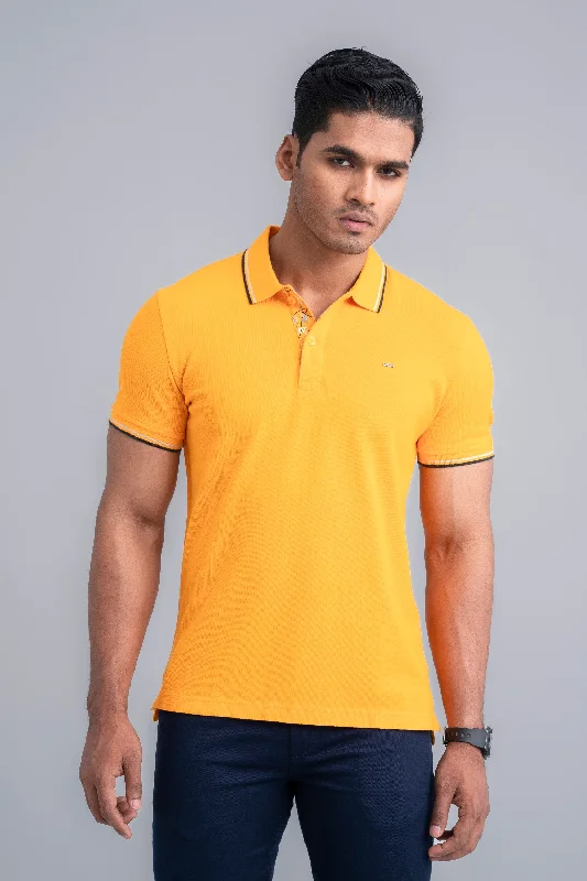Men's Shirts with Snap ButtonsRegular Fit Knitted Pique Polo Shirt