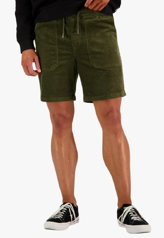 Breathable and Lightweight Men's Summer ShortsSwanndri Mens Long Bay v3 Cord Shorts