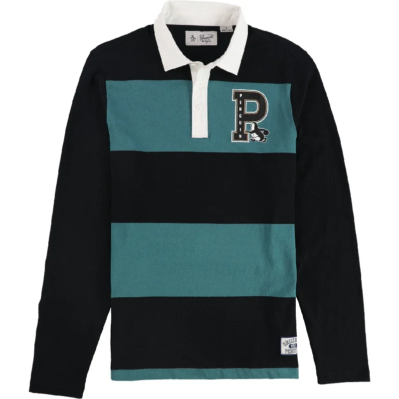 Men's Shirts with Pleated HemlinesOriginal Penguin Mens Bowling Pete Rugby Polo Shirt Men's Shirts with Pleated HemlinesOriginal Penguin Mens Bowling Pete Rugby Polo Shirt