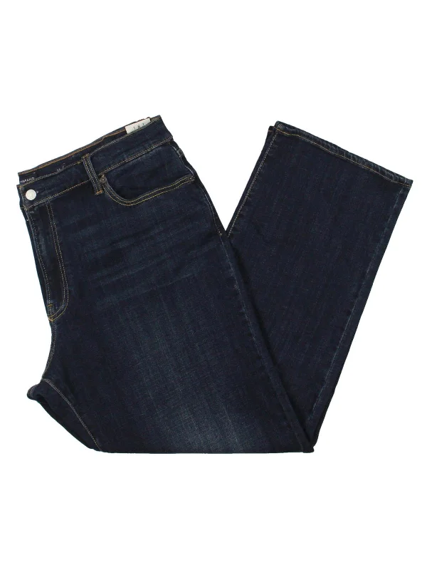 Unique Men's Jeans Designs181 Mens Denim Dark Wash Straight Leg Jeans