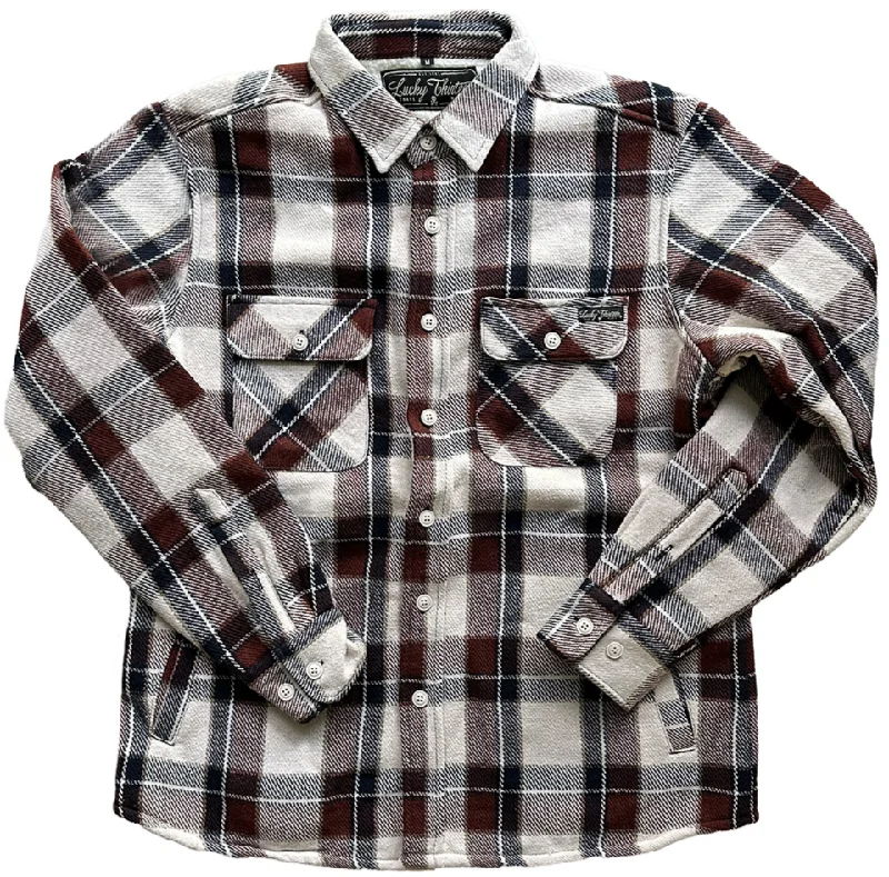 Stylish Men's Graphic T-ShirtsThe HIGH BOY Sherpa Lined Flannel Shacket