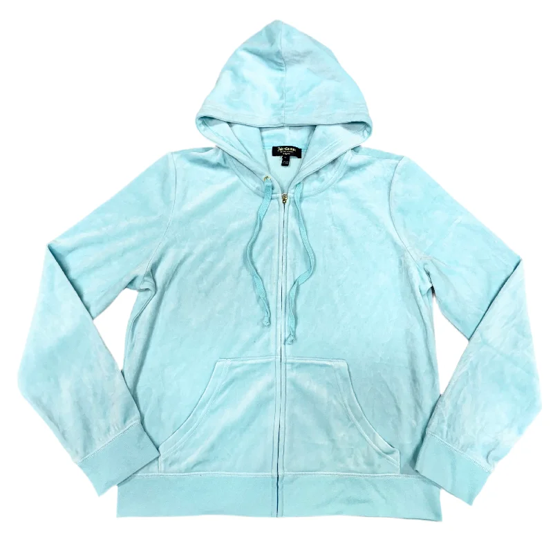 Men's Hoodies for GymSweatshirt Hoodie By Juicy Couture In Blue, Size: Xl