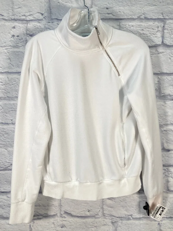 Elevated Men's Lounge HoodiesAthletic Sweatshirt Collar By Evereve In White, Size: Xs Elevated Men's Lounge HoodiesAthletic Sweatshirt Collar By Evereve In White, Size: Xs