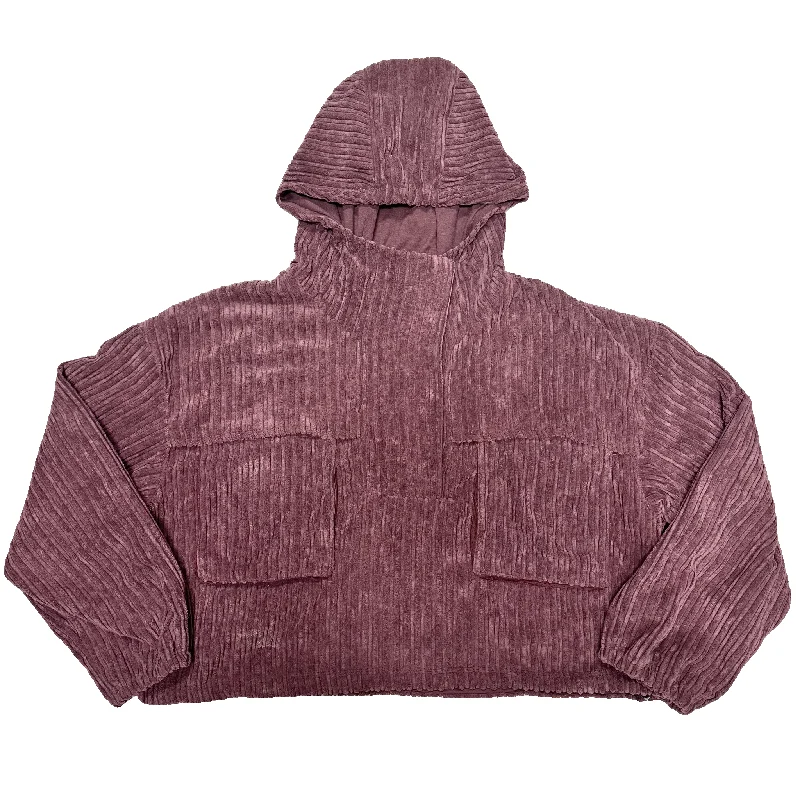Men's Hoodies with Adjustable HoodsSweatshirt Hoodie By Free People In Purple, Size: M