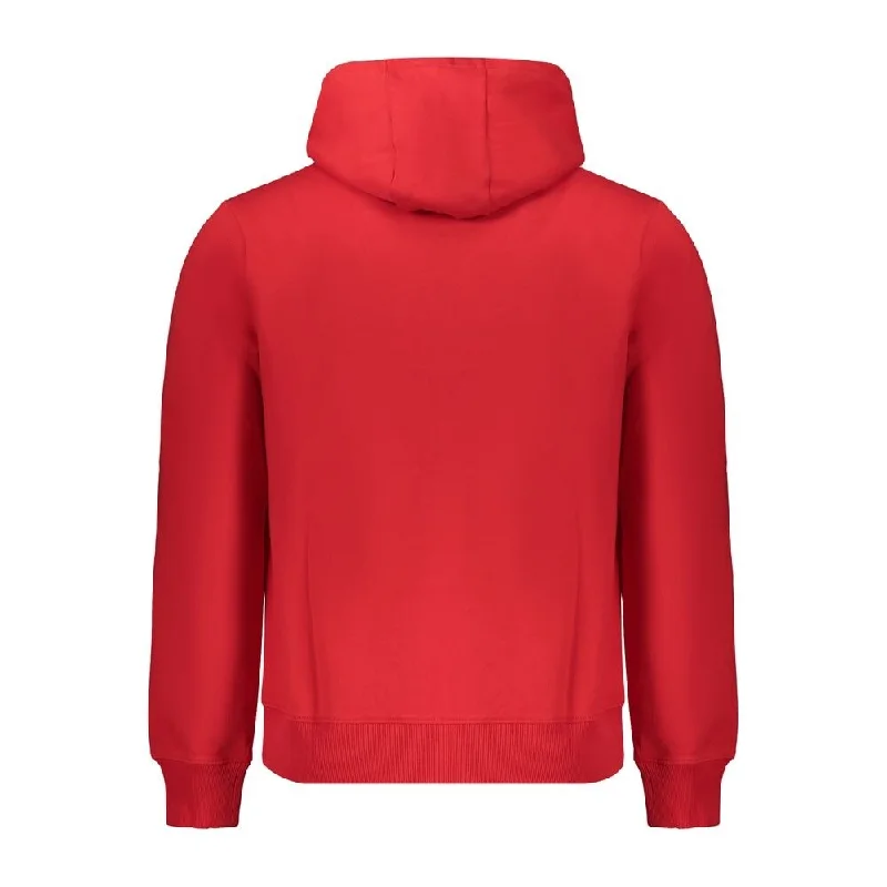 Classic Men's Wool SweatersNapapijri Red Cotton Men's Sweater