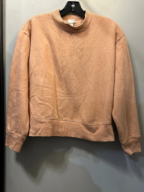 Men's Hoodies with Hidden PocketsSweatshirt Crewneck By A New Day In Pink, Size: S