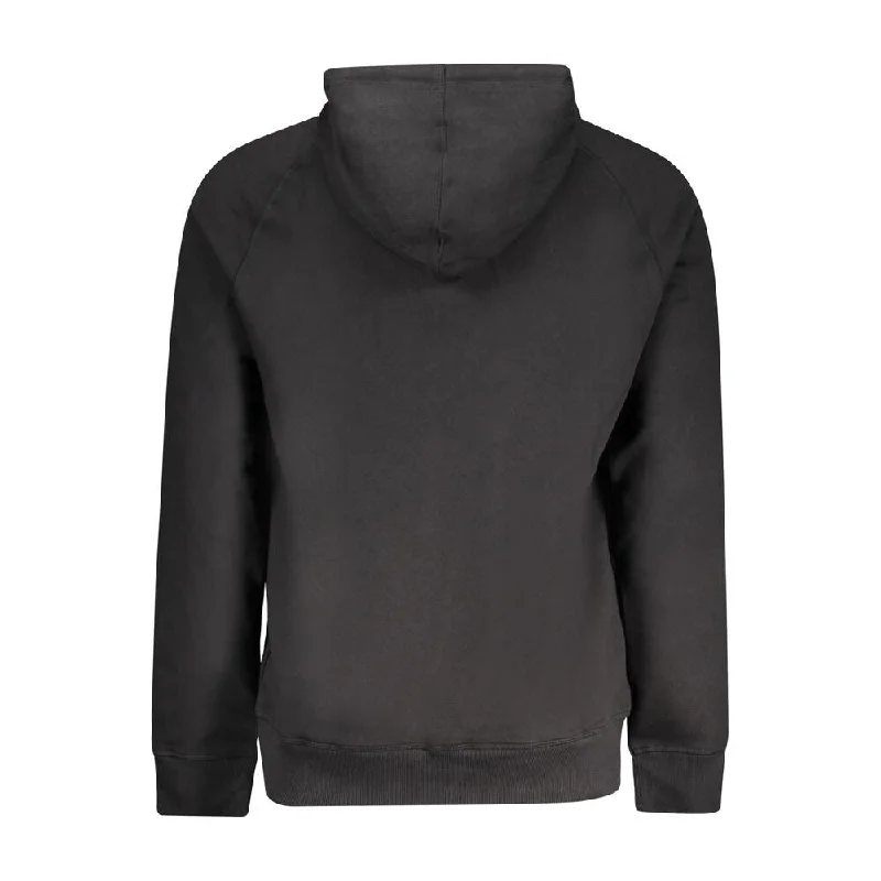 Trendy Men's Oversized SweatersTimberland Black Cotton Men's Sweater