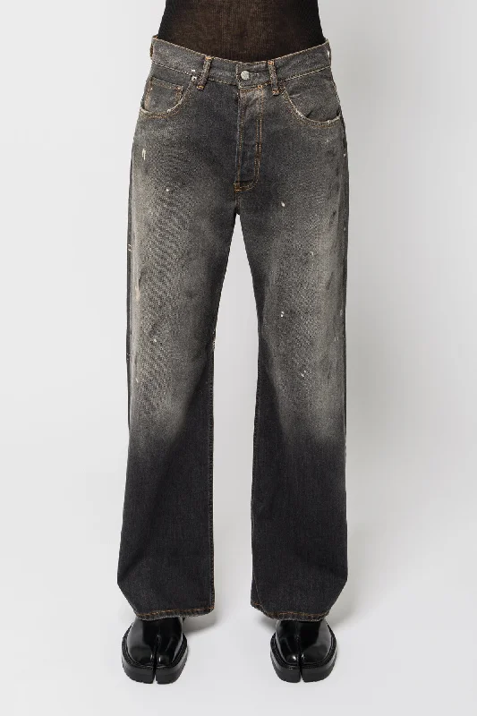 High-Quality Men's Duffle CoatsAcne Studios 2021M Trafalgar Denim Pants in Black